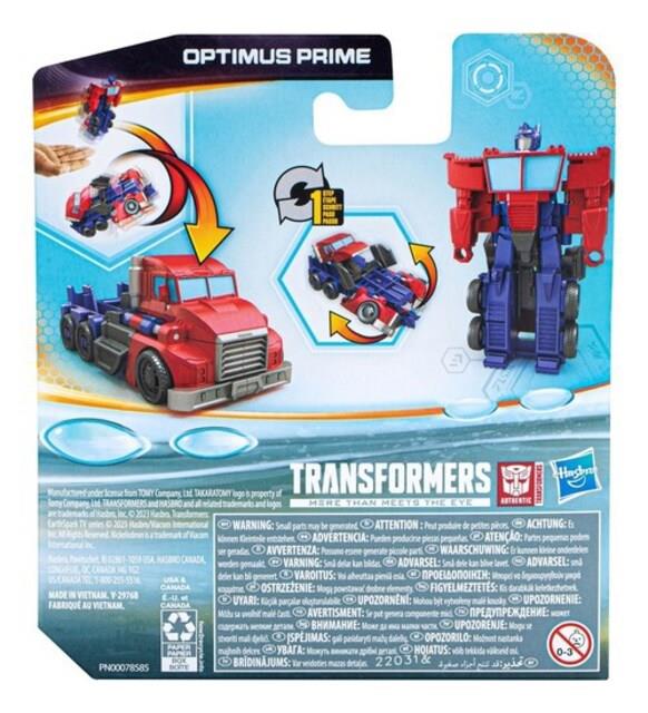 CLZ505 Transformers Earthspark Tek Adımda Dönüşen Figür Optimus Prime