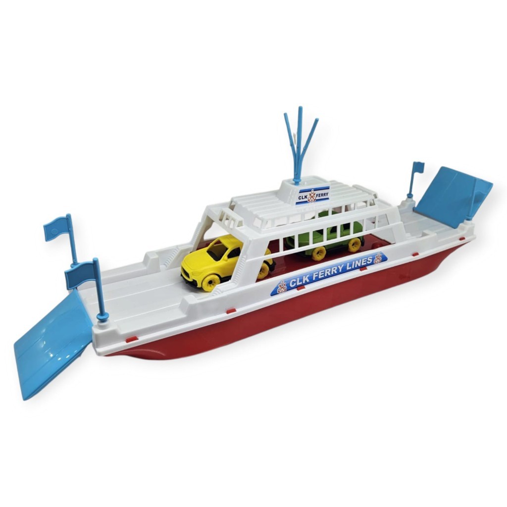 Feribot Araç Taşııyan Gemi 45 cm - Kırmızı - 1 ADET Feribot Araç Taşııyan Gemi 45 cm - Kırmızı - 1 ADET