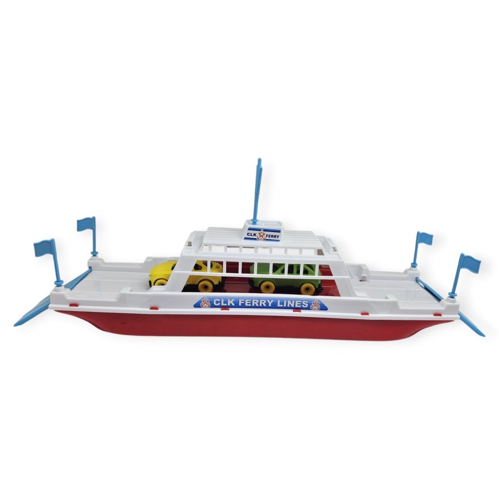 Feribot Araç Taşııyan Gemi 45 cm - Kırmızı - 1 ADET Feribot Araç Taşııyan Gemi 45 cm - Kırmızı - 1 ADET
