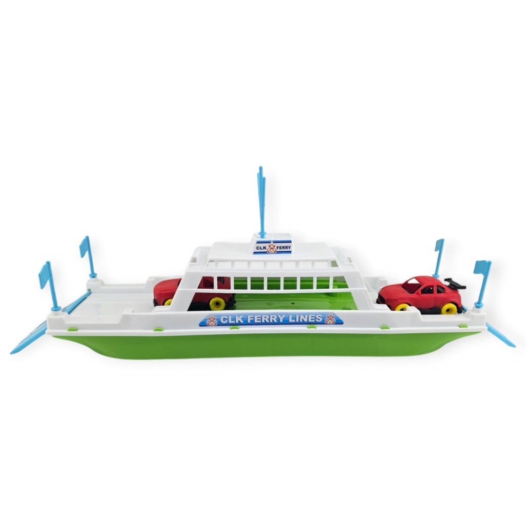 Feribot Araç Taşııyan Gemi 45 cm - Yeşil Feribot Araç Taşııyan Gemi 45 cm - Yeşil