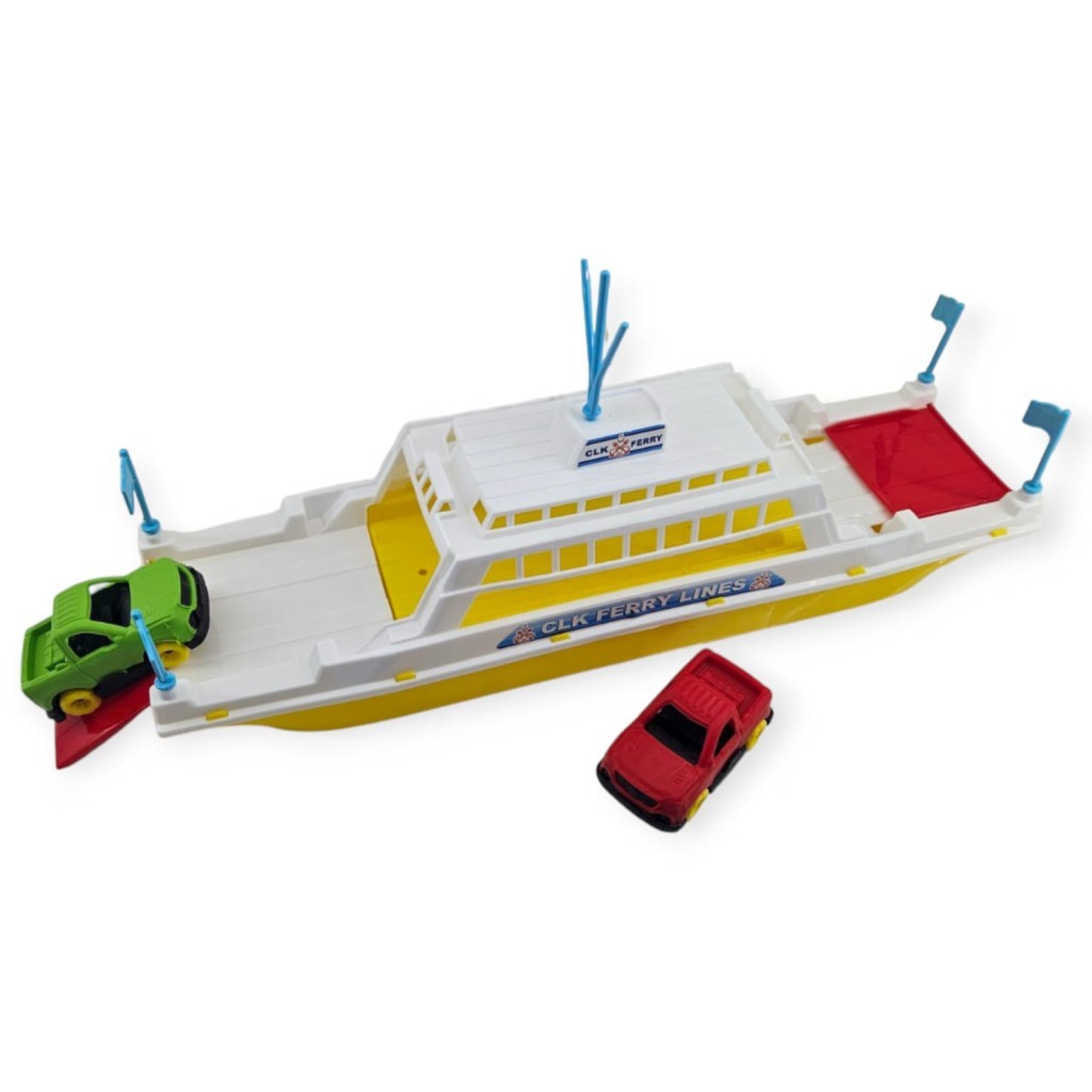 Feribot Araç Taşııyan Gemi 45 cm - Sarı Feribot Araç Taşııyan Gemi 45 cm - Sarı