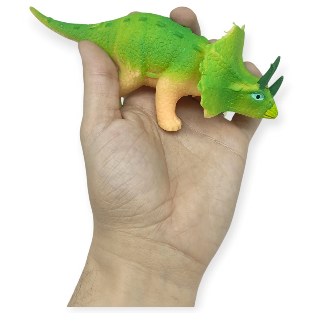 Fidget Oyuncak - Streç Dinazor Figürü 18 cm - Triceraptors - 1 ADET