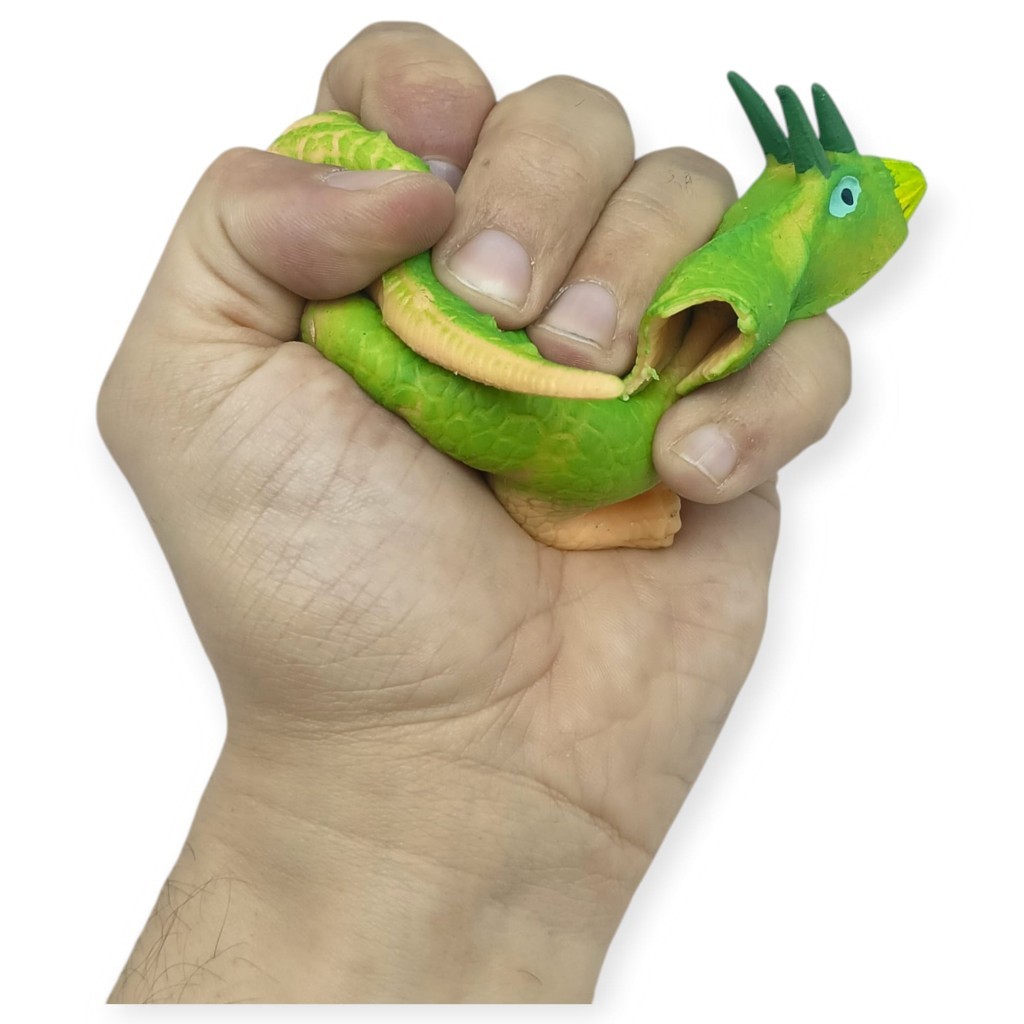 Fidget Oyuncak - Streç Dinazor Figürü 18 cm - Triceraptors - 1 ADET