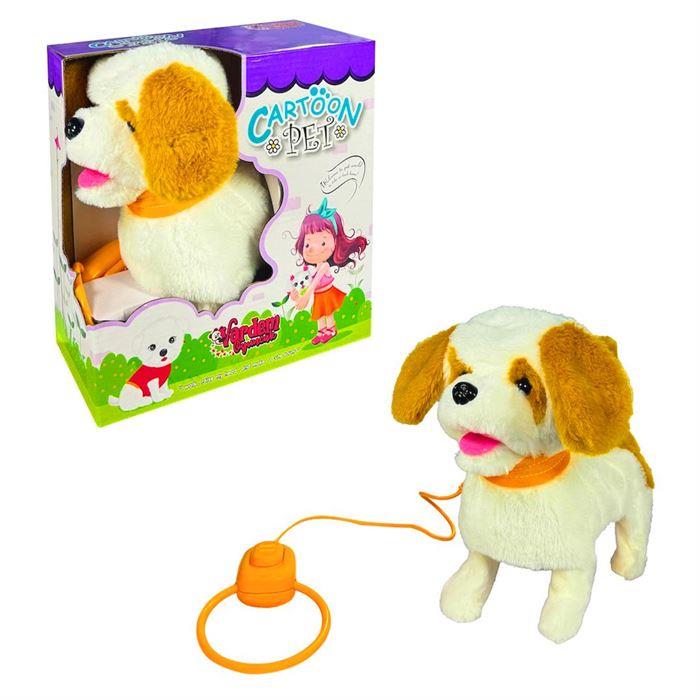 Peluş Tasmalı Yürüyen Köpek - 1 ADET Peluş Tasmalı Yürüyen Köpek - 1 ADET