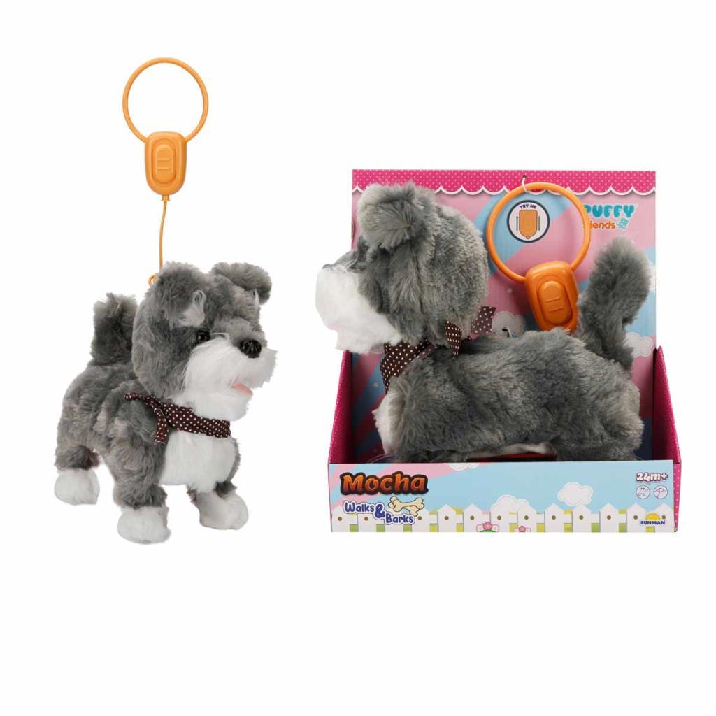 Peluş Yürüyen Sesli Köpek Mocha  - 1 ADET