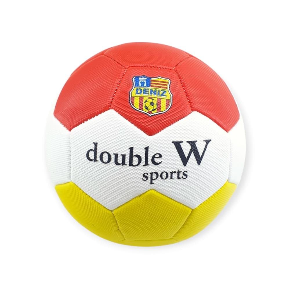 Futbol Topu Dikişli 420 gr No:5 - FB-660-SARI-KIRMIZI Futbol Topu Dikişli 420 gr No:5 - FB-660-SARI-KIRMIZI