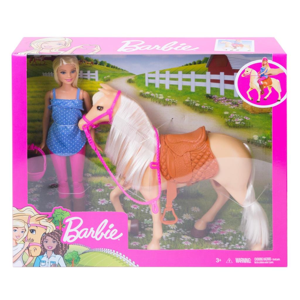CLZ505 Barbie Bebek ve Güzel Atı Oyun Seti