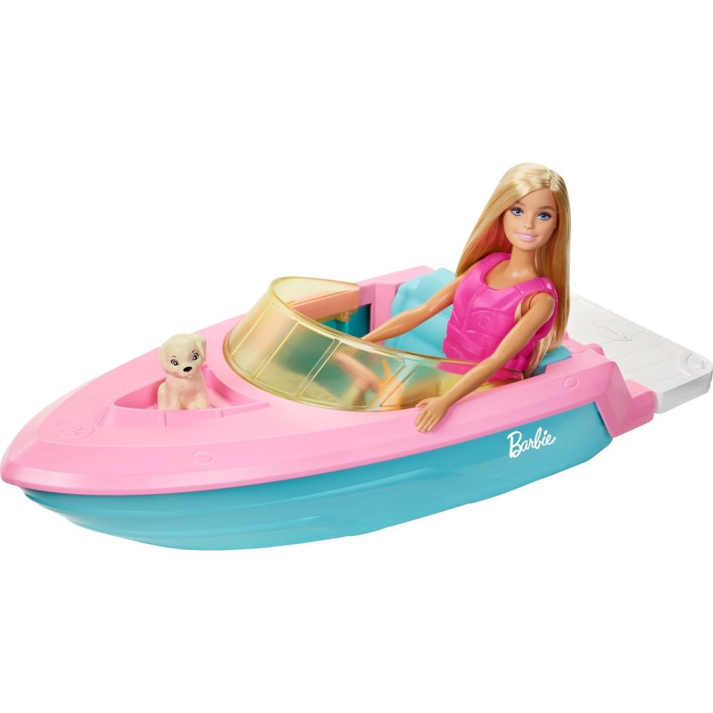 CLZ505 Barbie Bebek ve Teknesi Oyun Seti