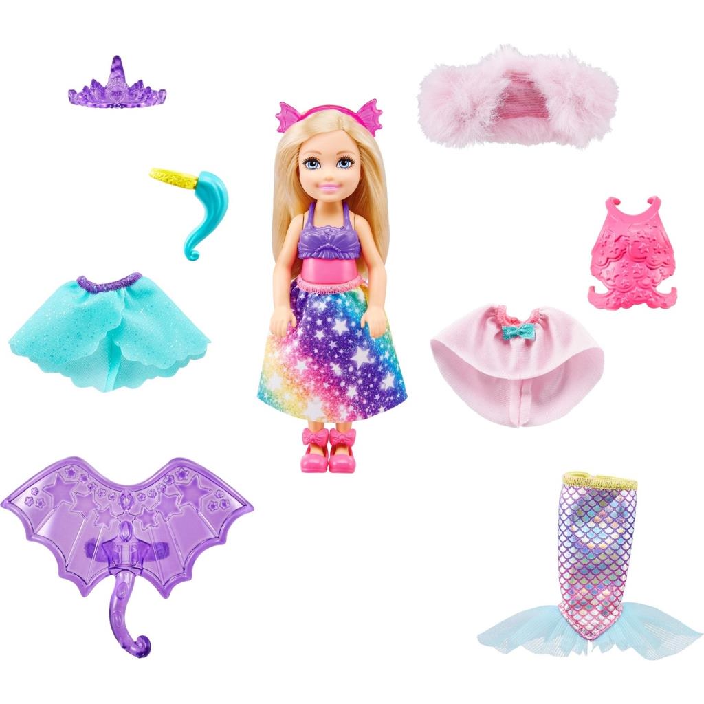 CLZ505 Barbie Dreamtopia Chelsea ve Kostümleri Oyun Seti
