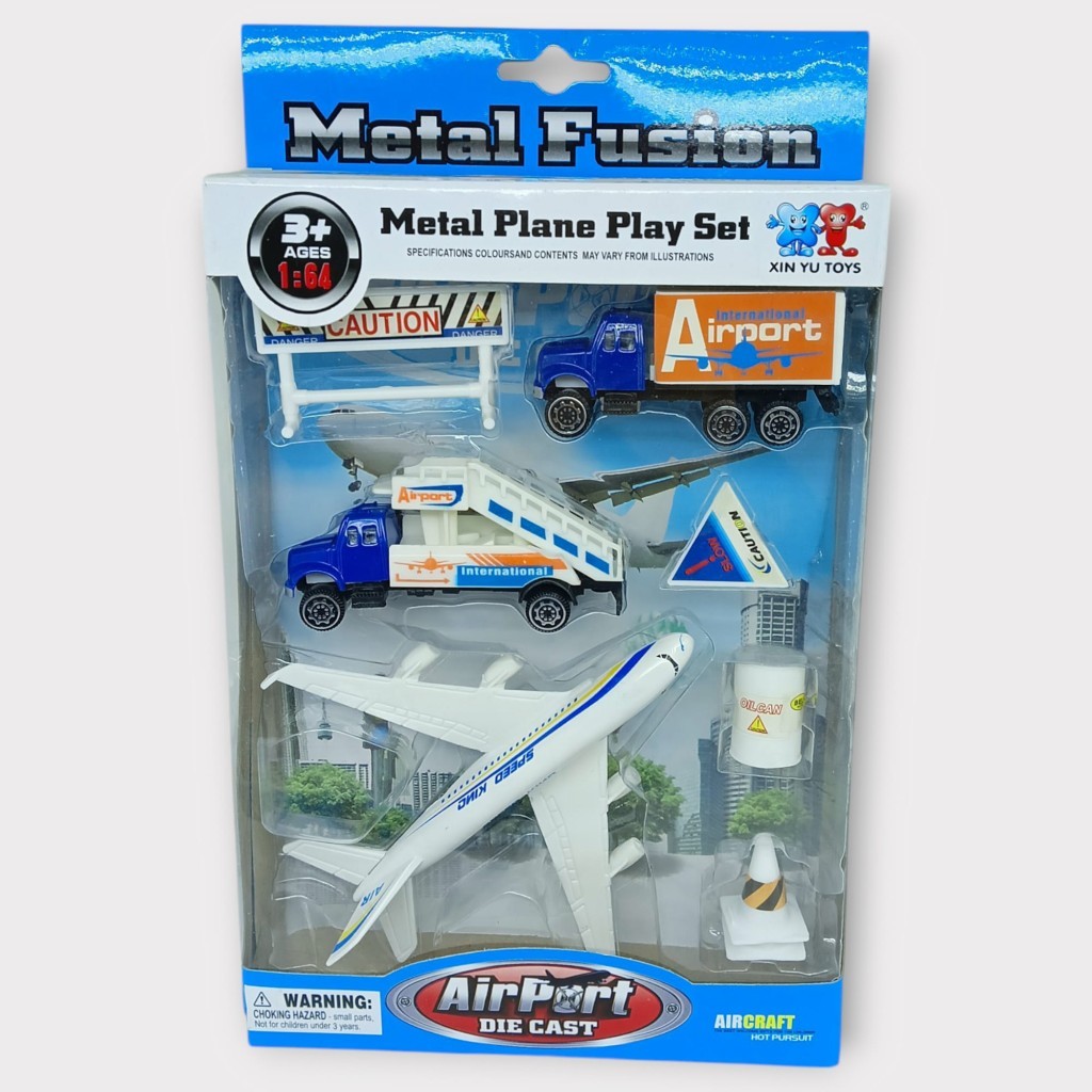 Havaalanı Seti Metal Arabalı - 89730 - Kamyonlu Set - 1 ADET