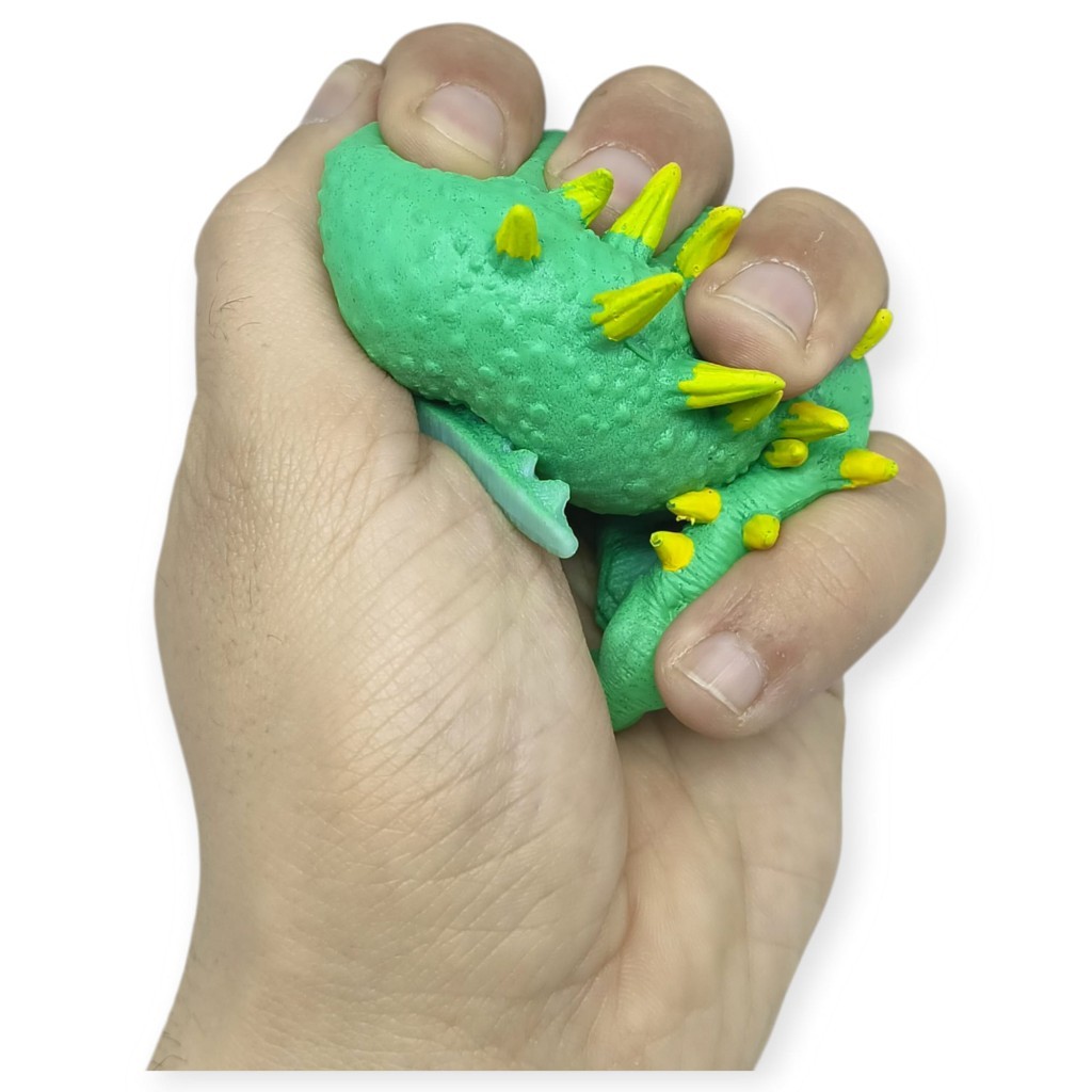 Fidget Oyuncak - Streç Dinazor Figürü 21 cm - Stegosaurus - 1 ADET