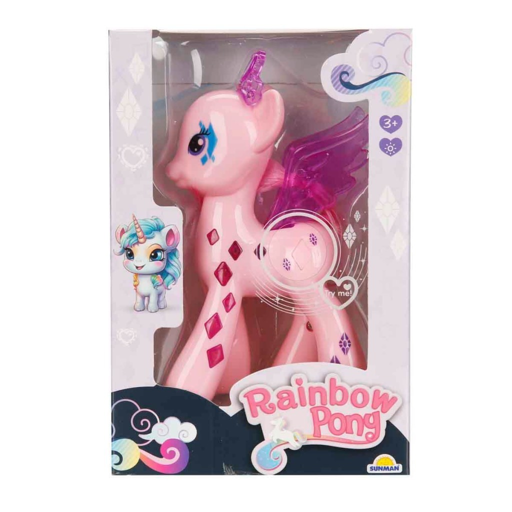 Işıltılı Pony Figür - Işıklı Figür - Pembe - 1 ADET Işıltılı Pony Figür - Işıklı Figür - Pembe - 1 ADET