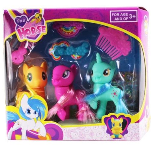 - PONY 3 LÜ FİGÜR SET - 1 ADET