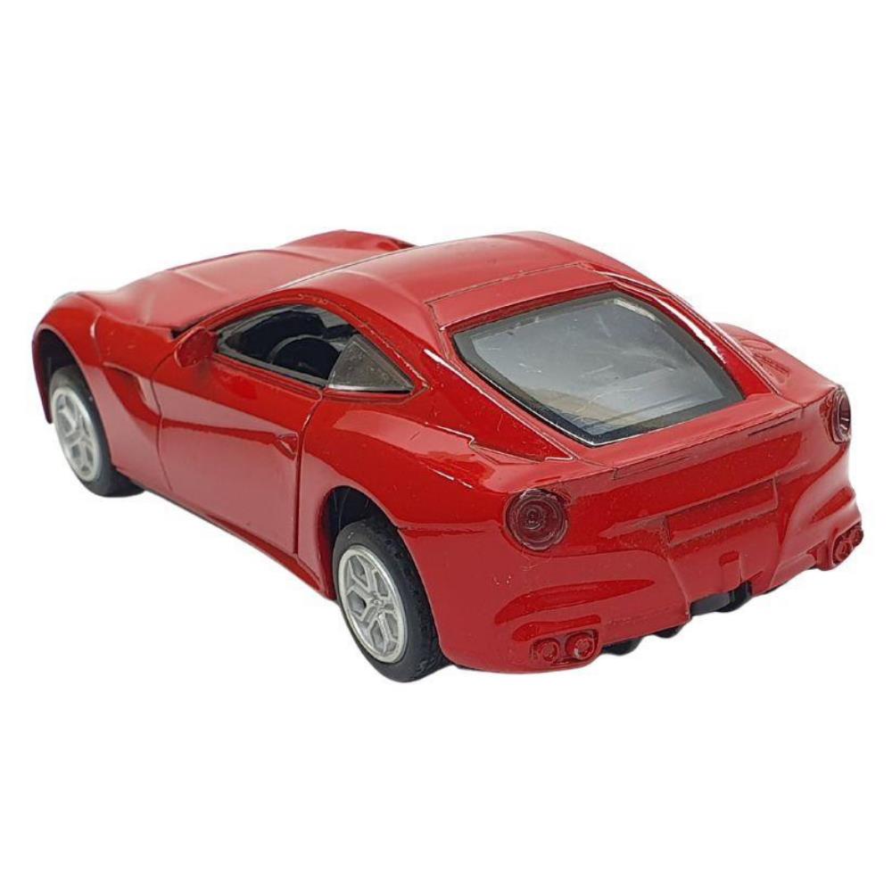 CLZ505 Ferrari - Çek Bırak Spor Araba Işıklı Sesli  - XL80138-28L Kırmızı