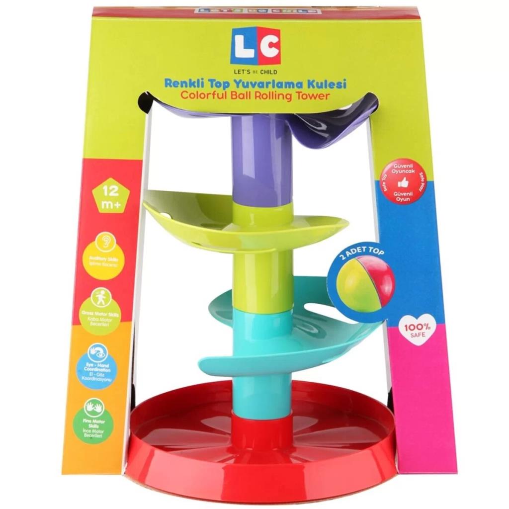 Renkli Top Yuvarlama Kulesi - LC-30956 - 1 ADET Renkli Top Yuvarlama Kulesi - LC-30956 - 1 ADET