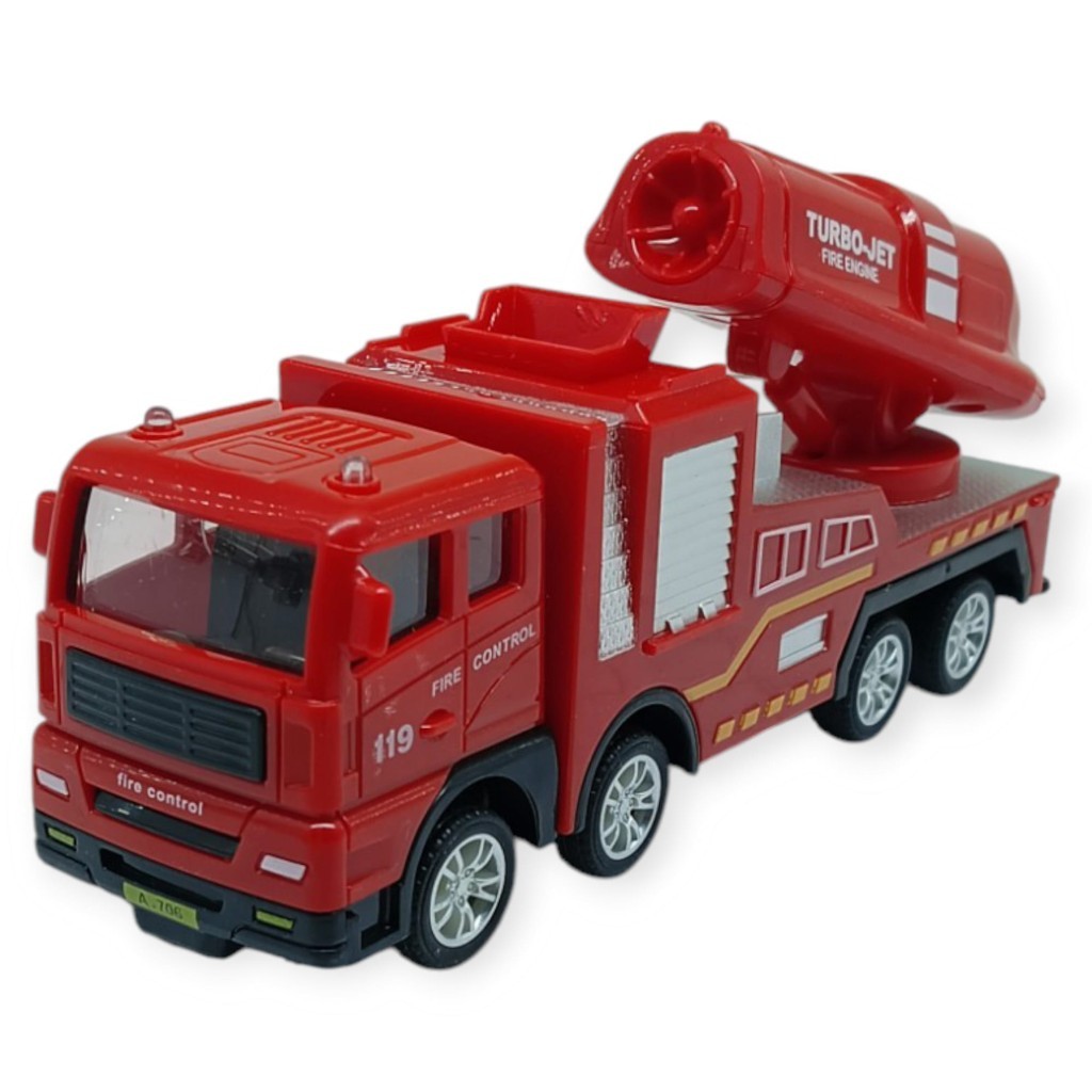 İş Makinaları Serisi - Sürtmeli İtfaiye Aracı 16 cm  - Turbo Jet - 1 ADET
