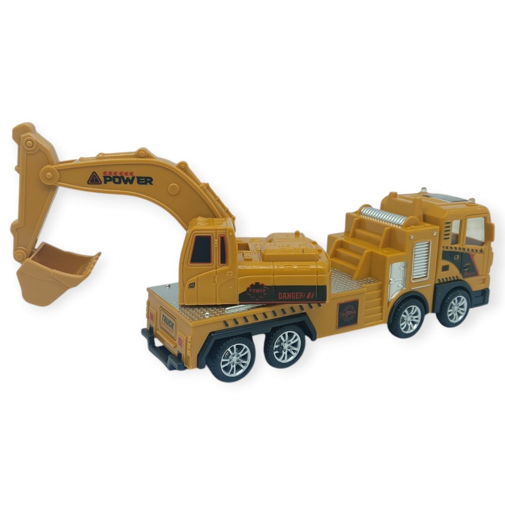 İş Makinaları Serisi - Sürtmeli Excavator 18 cm - Excavator - 1 ADET İş Makinaları Serisi - Sürtmeli Excavator 18 cm - Excavator - 1 ADET
