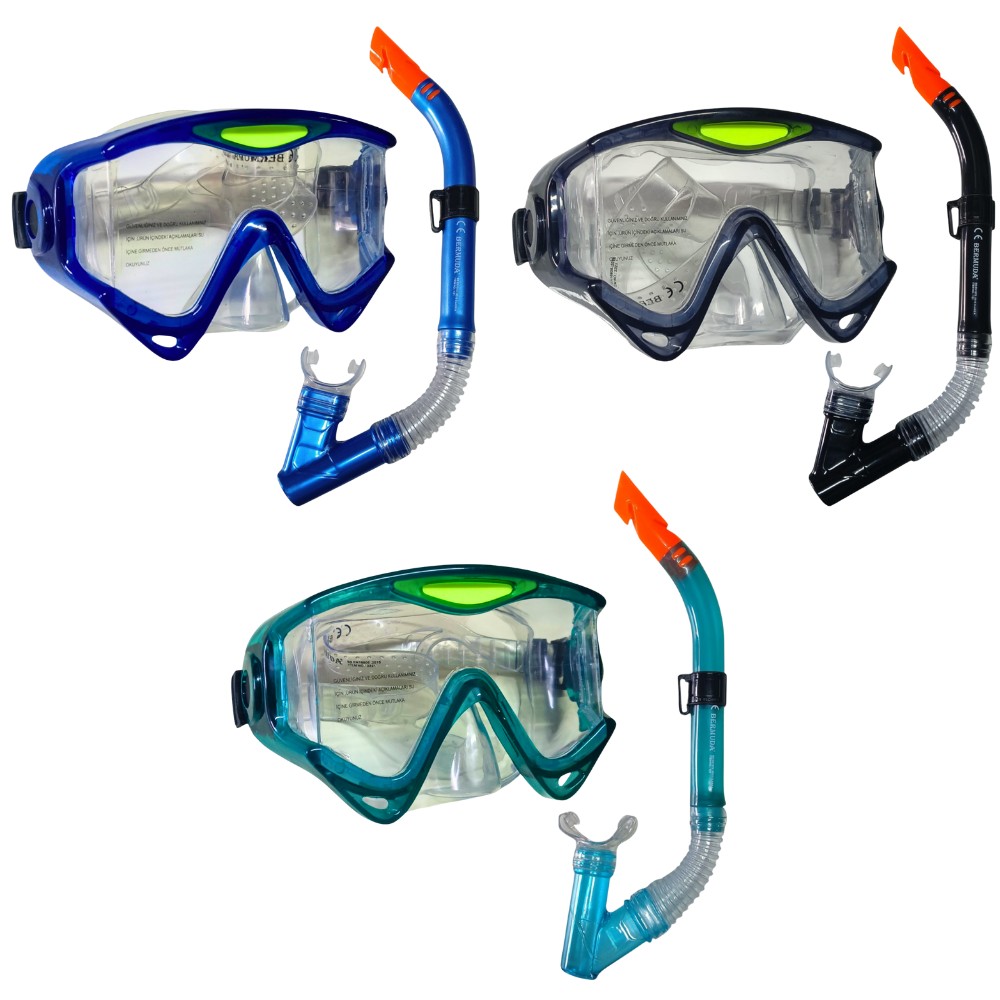 Maske Snorkel Dalış Seti Space - /1 - 1 ADET
