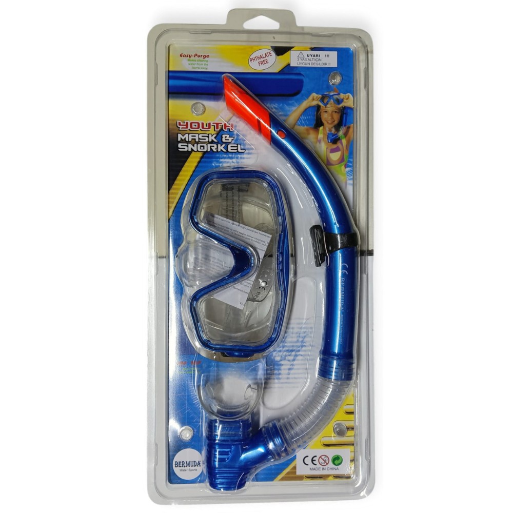 Maske Şnorkel Safari Dalış Seti Tepered Cam /113CSB Maske Şnorkel Safari Dalış Seti Tepered Cam /113CSB