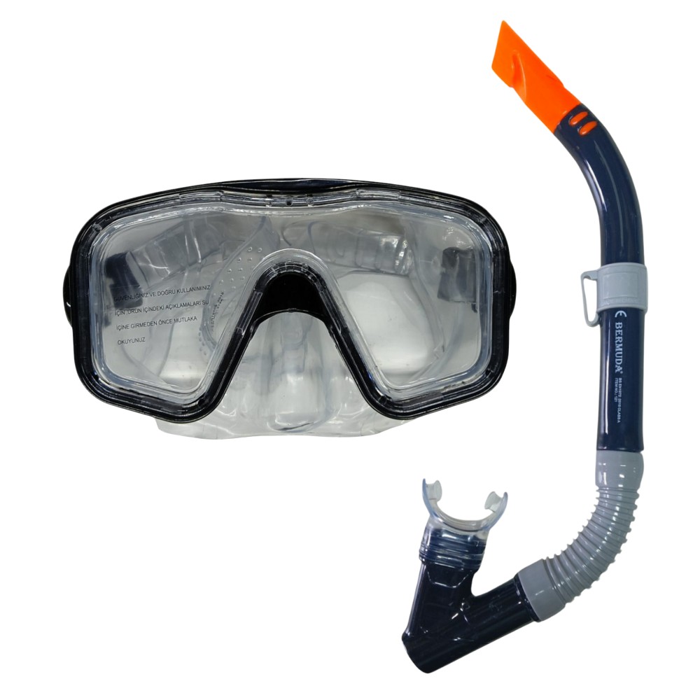 Maske Şnorkel Safari Dalış Seti Tepered Cam /113CSB Maske Şnorkel Safari Dalış Seti Tepered Cam /113CSB