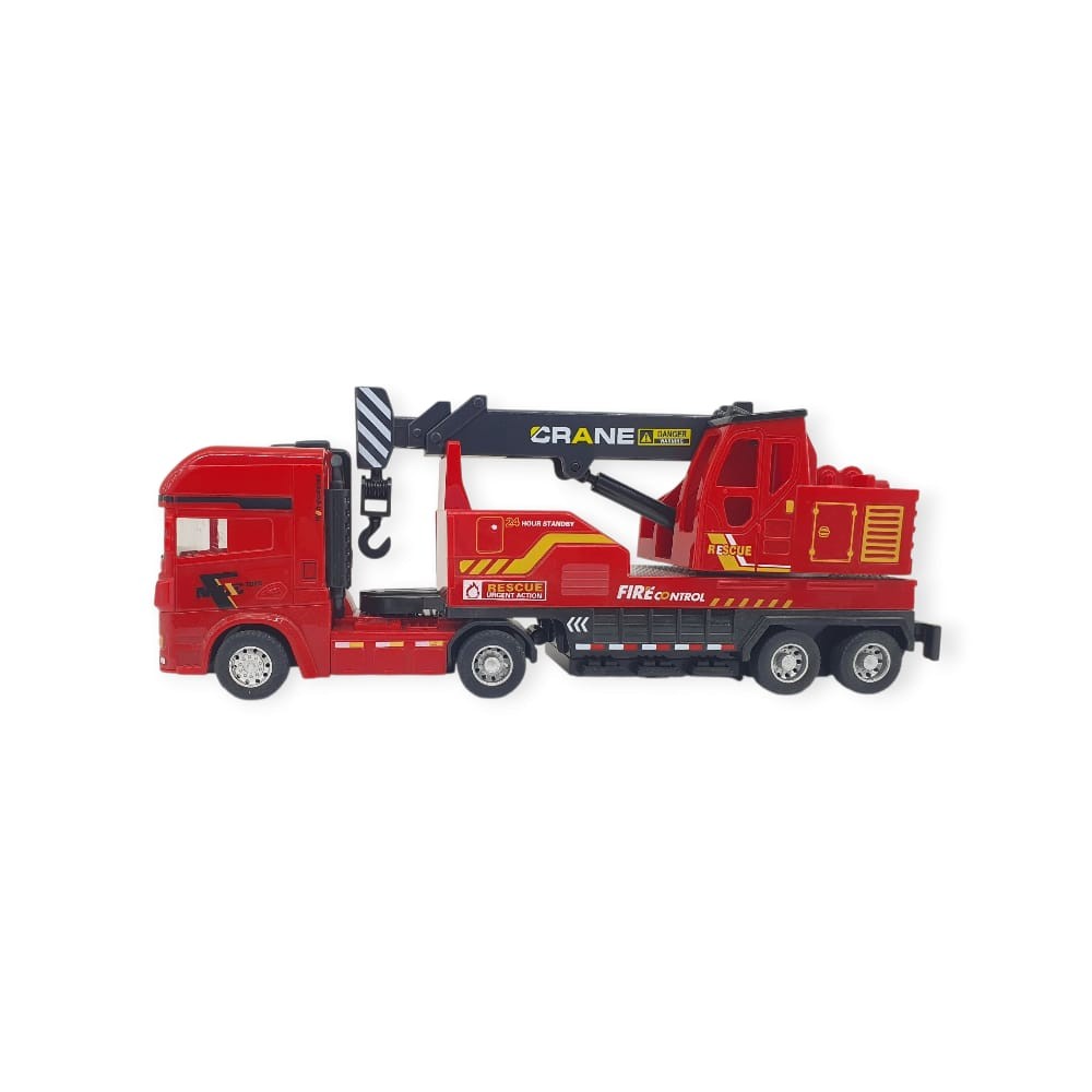 Metal İtfaiye Arabası - Vinç 26cm - 706-43 - 1 ADET Metal İtfaiye Arabası - Vinç 26cm - 706-43 - 1 ADET