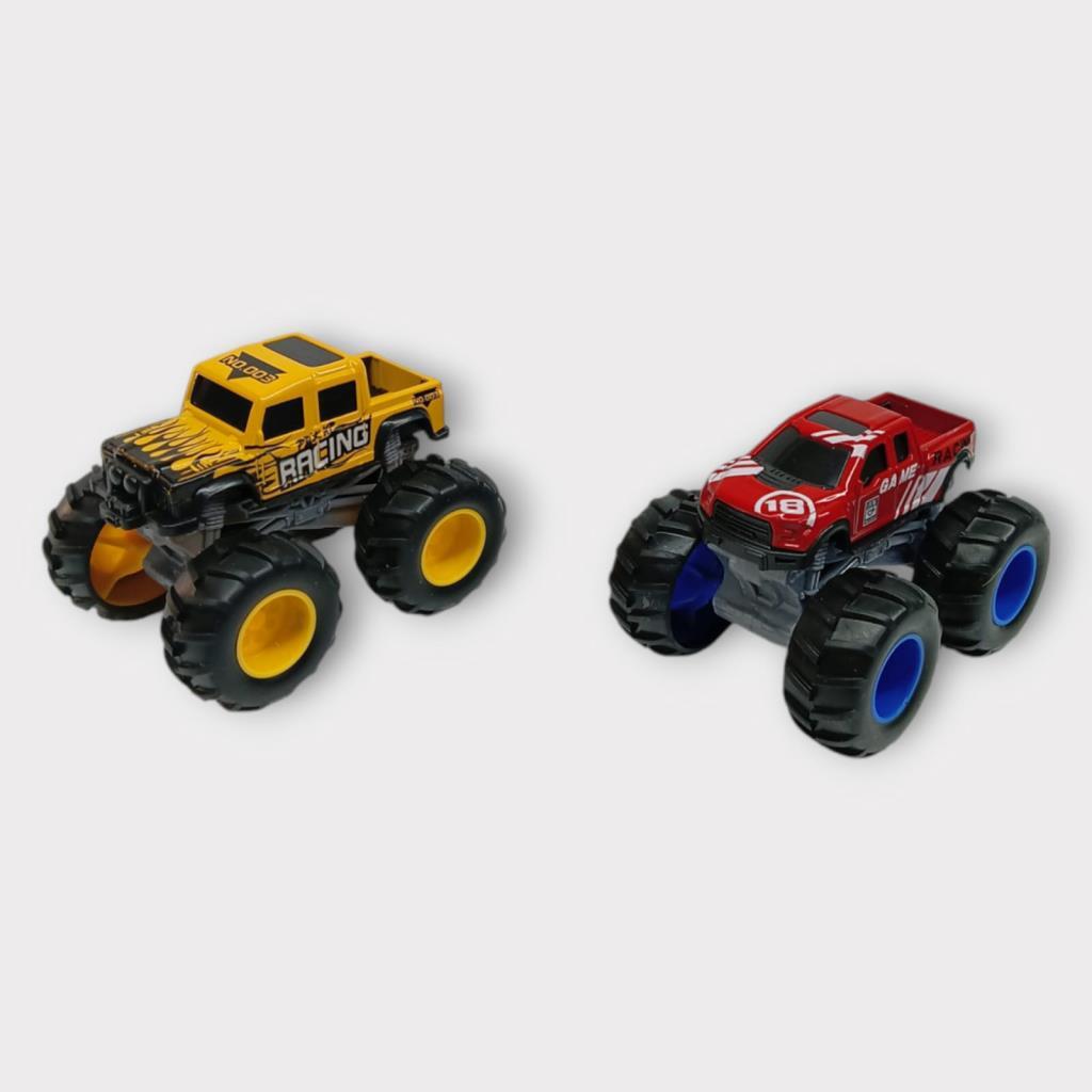 Mini Off-Road Araçlar 2'li - Sarı Kırmızı  - 1 ADET