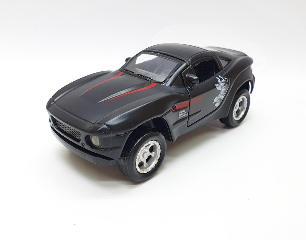 CLZ505 Mustang Çek Bırak Spor Araba - Işıklı Model -Siyah