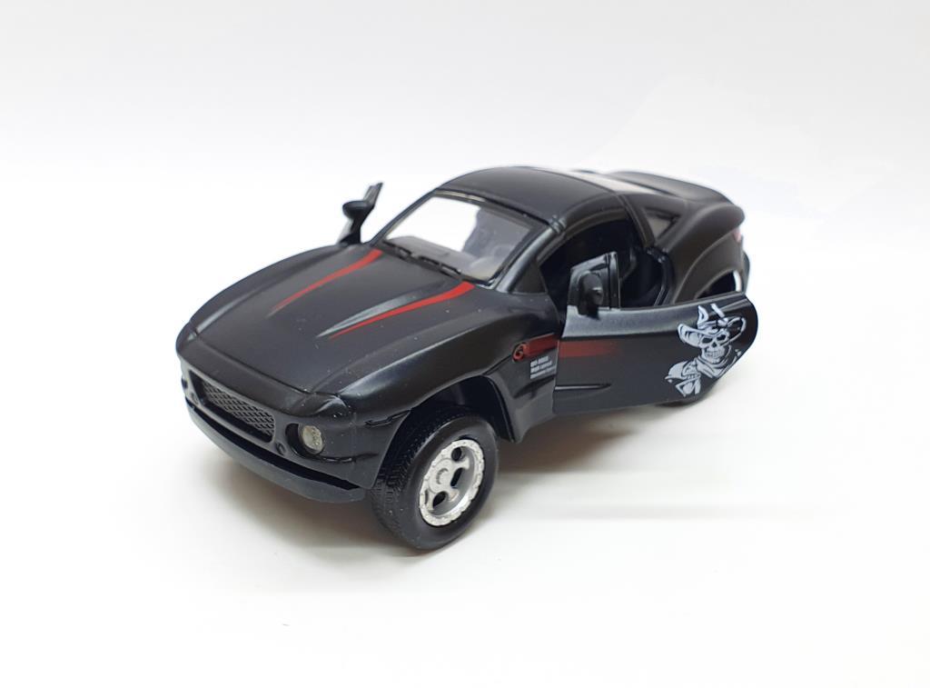 CLZ505 Mustang Çek Bırak Spor Araba - Işıklı Model -Siyah