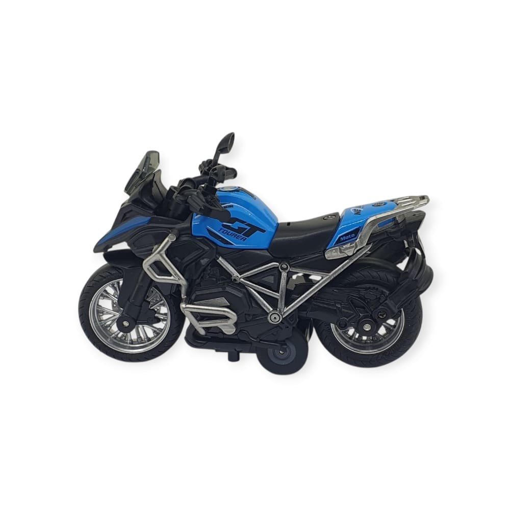 Çek Bırak Motosiklet - MY66 -Mavi - 1 ADET Çek Bırak Motosiklet - MY66 -Mavi - 1 ADET