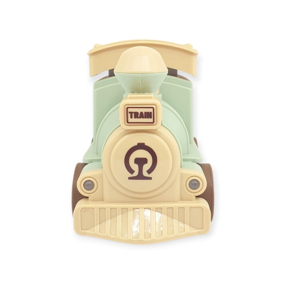 Oyuncak Tren Işıklı Sesli Bas Gitsin 14cm - YEŞİL - 8068A - 1 ADET