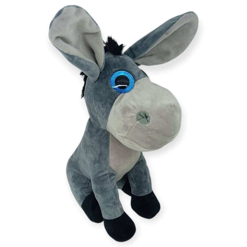Peluş Cam Gözlü Hayvanlar 25 cm - Eşek - 1 ADET Peluş Cam Gözlü Hayvanlar 25 cm - Eşek - 1 ADET