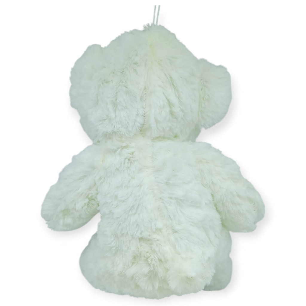 Peluş Papyonlu Ayıcık 40 cm - Beyaz - 1 ADET Peluş Papyonlu Ayıcık 40 cm - Beyaz - 1 ADET