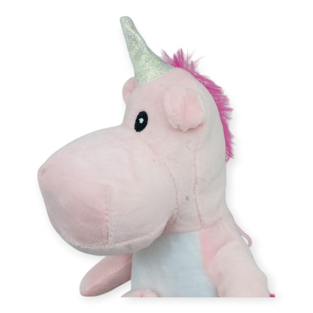 Peluş Sevimli Hayvanlar 20 cm - Açık Pembe Unicorn - 1 ADET