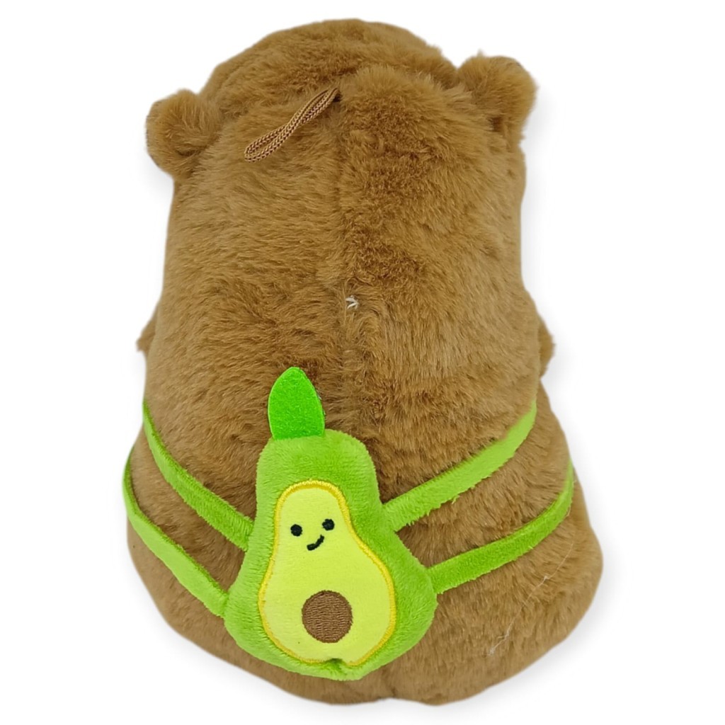 Peluş Sevimli Hayvanlar 25 cm - Kapibara Ananas Çantalı