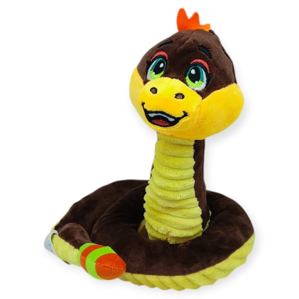 Peluş Sevimli Hayvanlar 35 cm - Kahverengi Çıngıraklı Yılan - 1 ADET Peluş Sevimli Hayvanlar 35 cm - Kahverengi Çıngıraklı Yılan - 1 ADET
