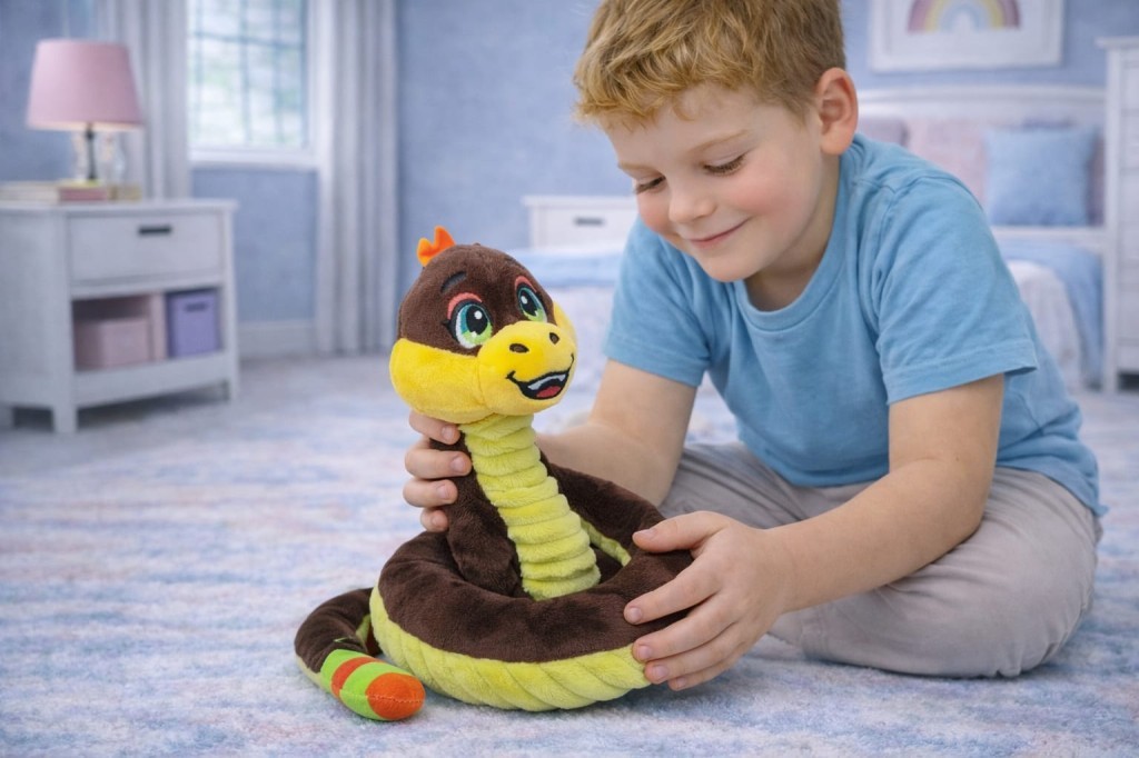 Peluş Sevimli Hayvanlar 35 cm - Kahverengi Çıngıraklı Yılan - 1 ADET Peluş Sevimli Hayvanlar 35 cm - Kahverengi Çıngıraklı Yılan - 1 ADET