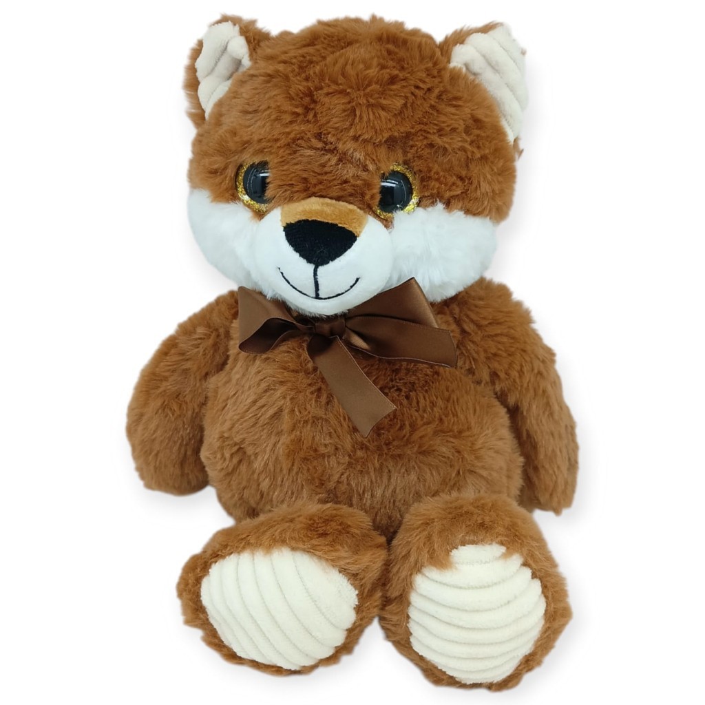 Peluş Sevimli Hayvanlar 40 cm - Kahverengi Ayı - 1 ADET