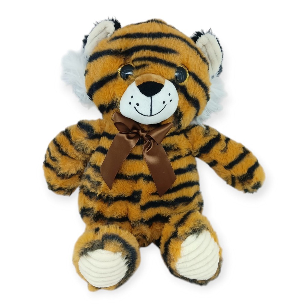 Peluş Sevimli Hayvanlar 40 cm - Renkli Ayı - 1 ADET