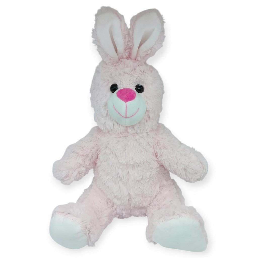 Peluş Sevimli Hayvanlar 40 cm - Pembe Tavşan - 1 ADET