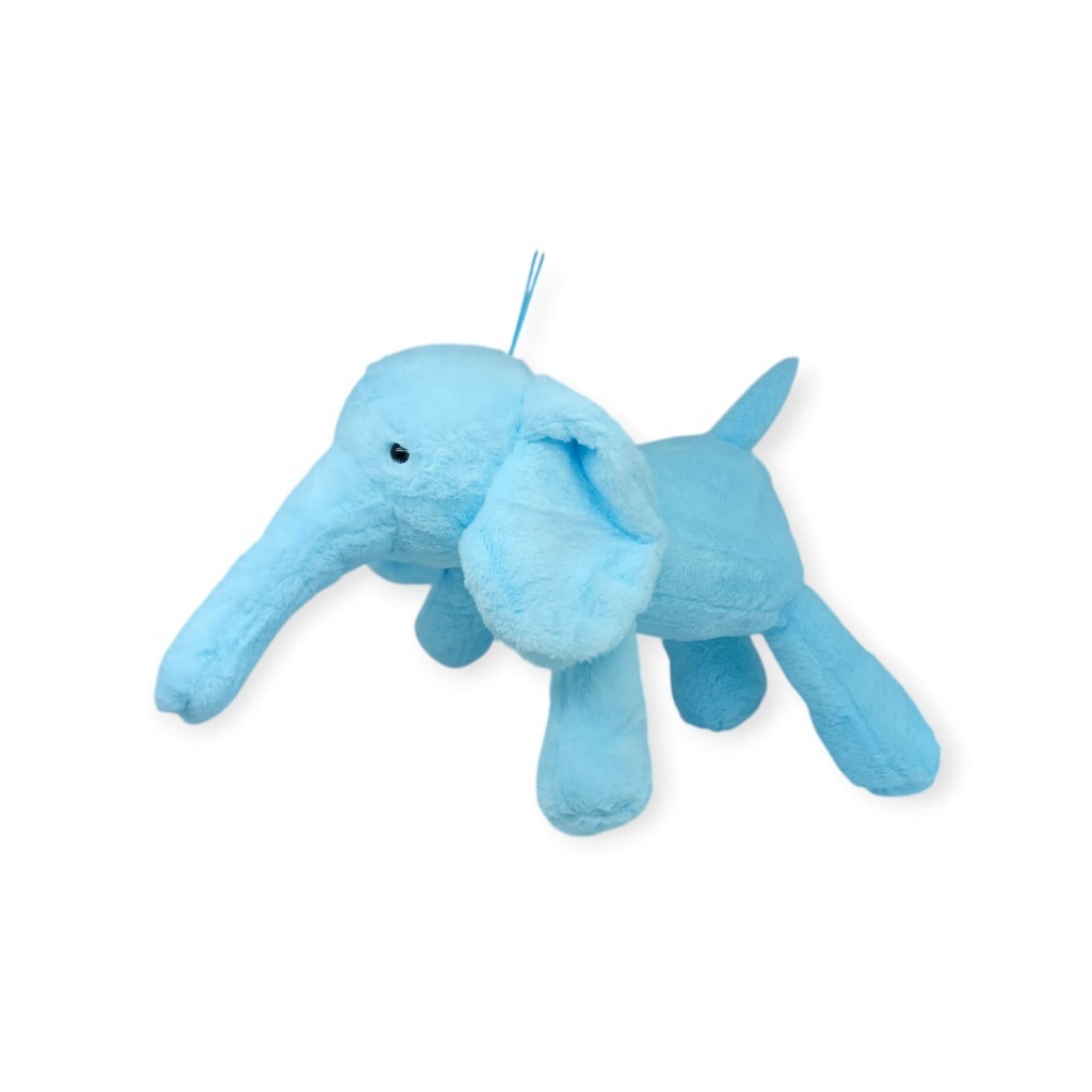 Peluş Sevimli Hayvanlar 65 cm Uyku Arkadaşım Fil - Mavi - 1 ADET