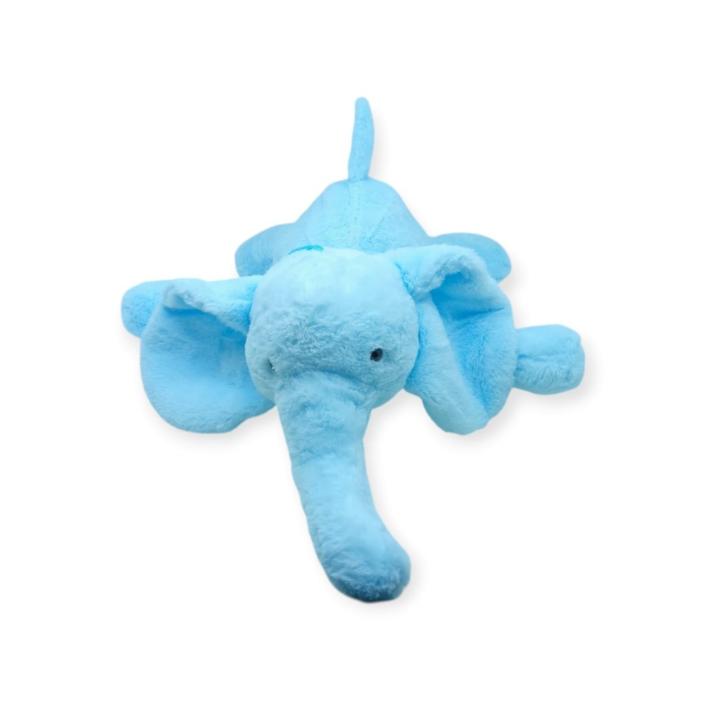Peluş Sevimli Hayvanlar 65 cm Uyku Arkadaşım Fil - Mavi - 1 ADET
