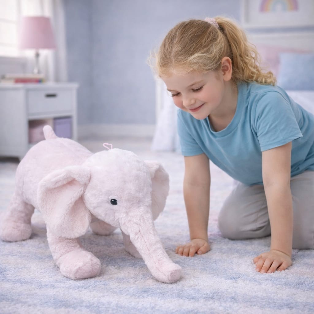 - PELUŞ YATAN FİL 65 CM 1 Adet - 1 ADET