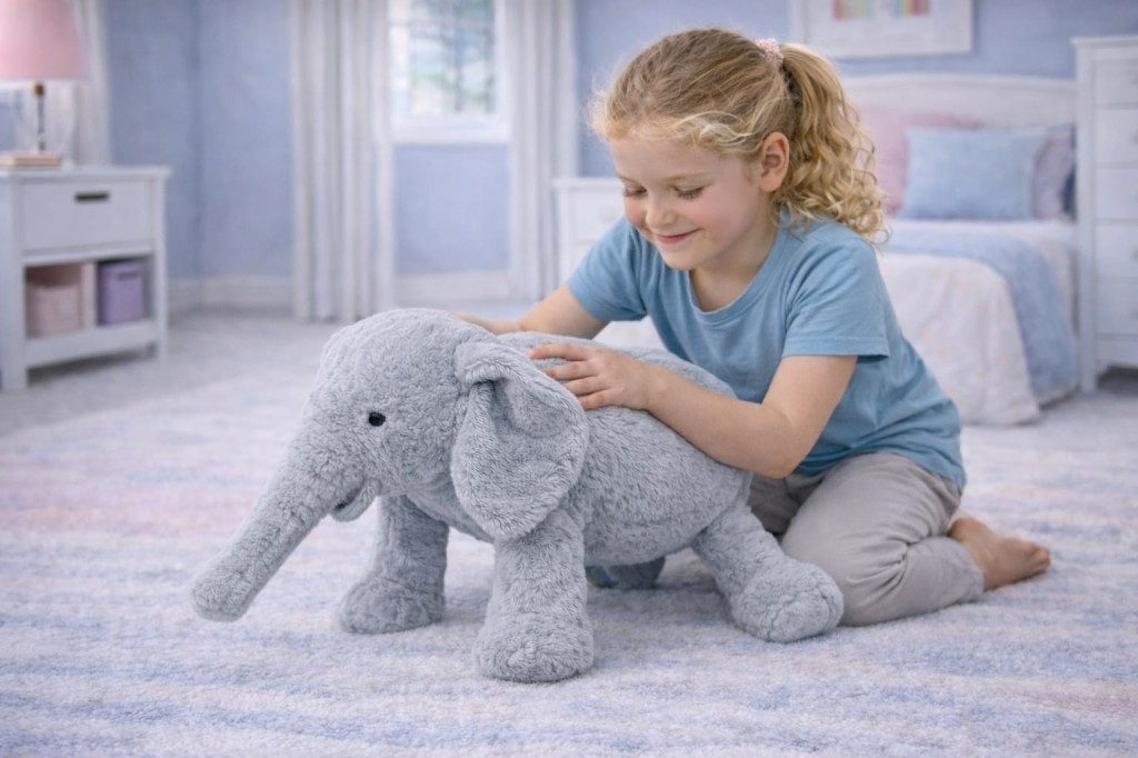 - PELUŞ YATAN FİL 65 CM 1 Adet - 1 ADET
