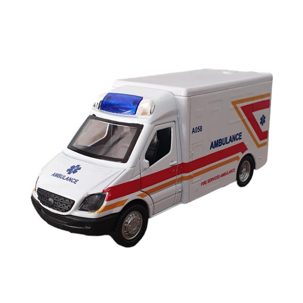 CLZ505 Sesli Işıklı Çek Bırak Ambulans Set - FY5058SABC-12D