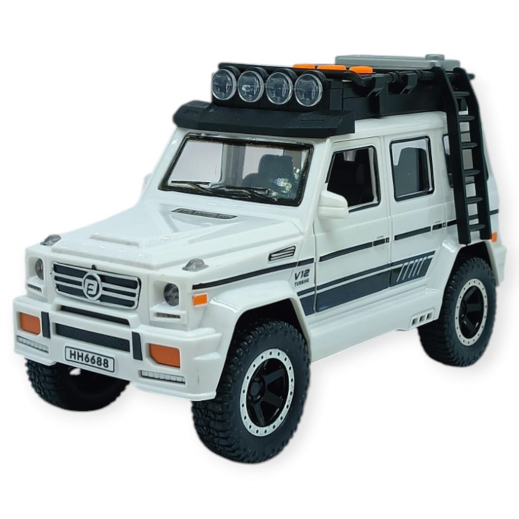 Sesli Işıklı Metal Off- Road Araba 16 cm - D700-04 - Beyaz - 1 ADET Sesli Işıklı Metal Off- Road Araba 16 cm - D700-04 - Beyaz - 1 ADET