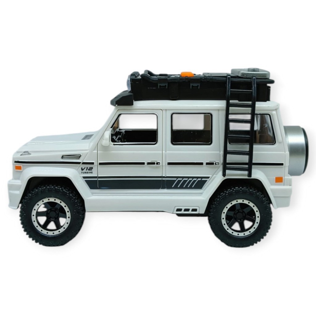 Sesli Işıklı Metal Off- Road Araba 16 cm - D700-04 - Beyaz - 1 ADET Sesli Işıklı Metal Off- Road Araba 16 cm - D700-04 - Beyaz - 1 ADET