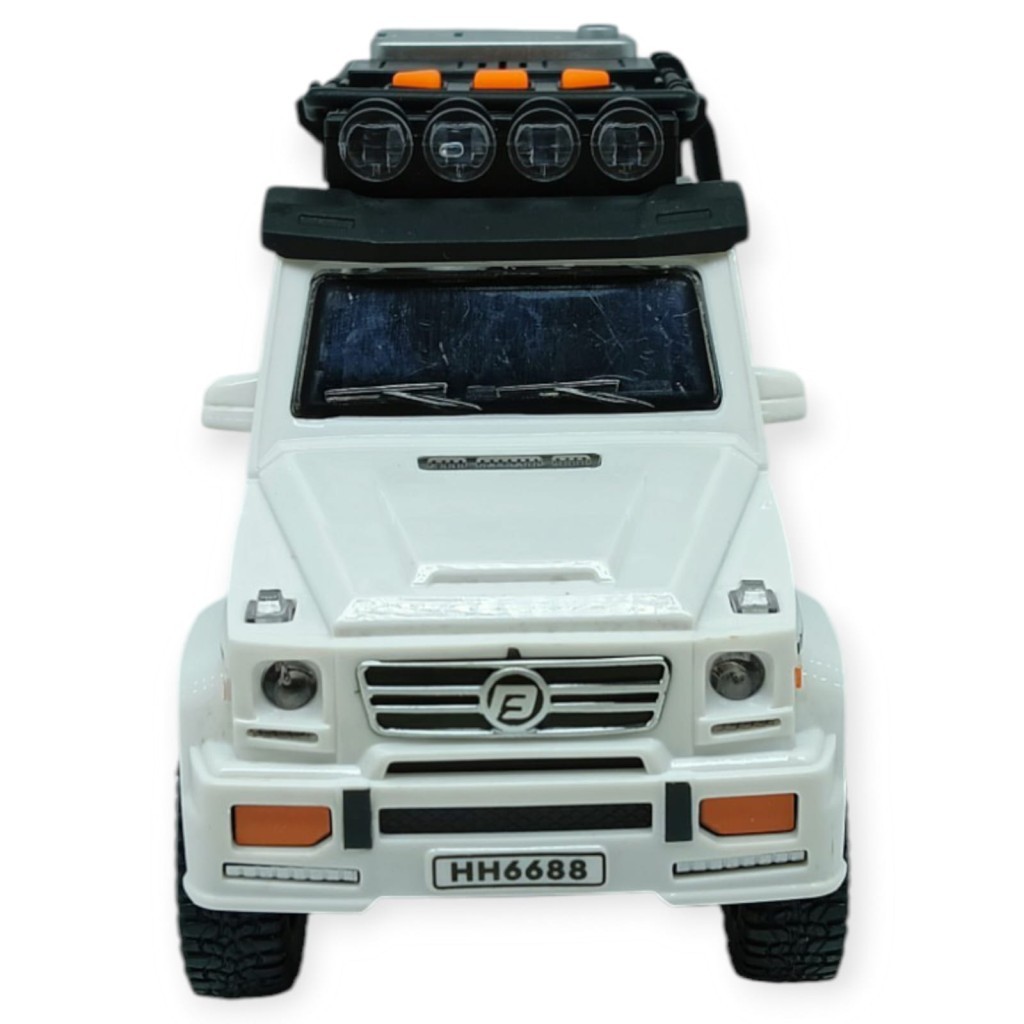 Sesli Işıklı Metal Off- Road Araba 16 cm - D700-04 - Beyaz - 1 ADET Sesli Işıklı Metal Off- Road Araba 16 cm - D700-04 - Beyaz - 1 ADET