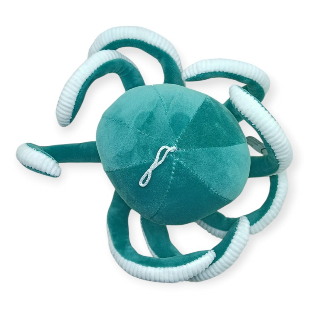 Peluş Sevimli Ahtapot 30 cm - Yeşil - 1 ADET