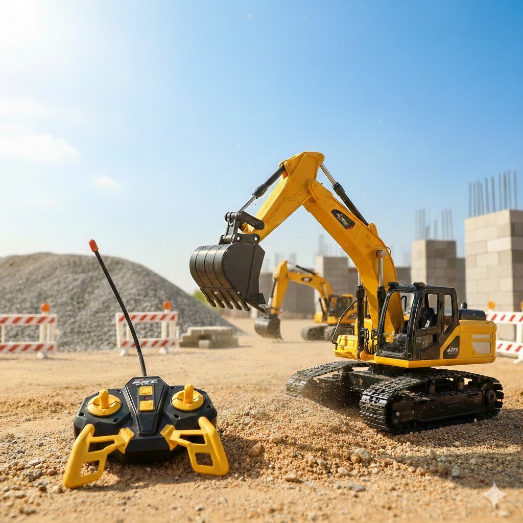 Uzaktan Kumandalı Şarjlı İş Makinası 1:24 40 Mhz - Excavator Uzaktan Kumandalı Şarjlı İş Makinası 1:24 40 Mhz - Excavator