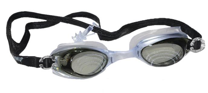 CLZ505 Silikon Yüzücü Gözlüğü Şeffaf Taşıma Çantalı + Kulaklık Hediye